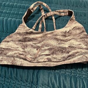 lululemon athletica Black and White Crop Top